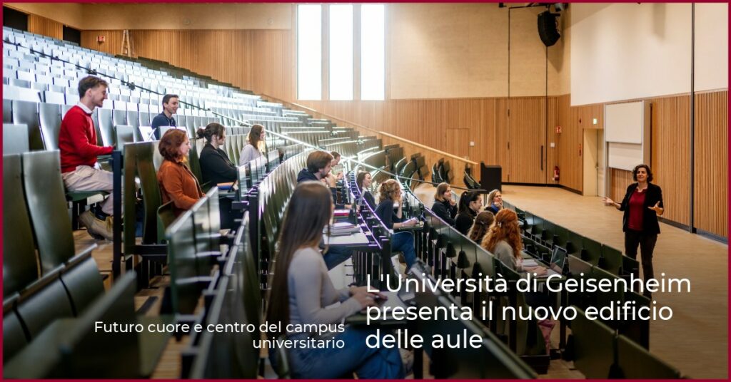 L’Università di Geisenheim presenta il nuovo edificio delle aule