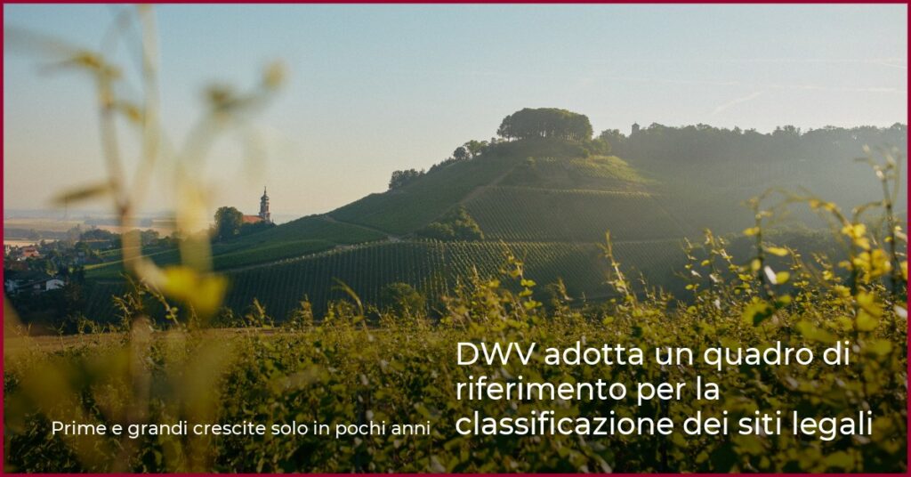 DWV adotta un quadro di riferimento per la classificazione dei siti legali