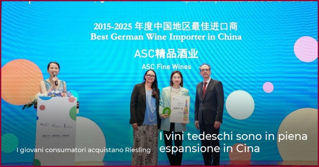 I vini tedeschi sono in piena espansione in Cina