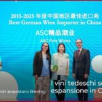 I vini tedeschi sono in piena espansione in Cina